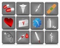 Medical buttons Royalty Free Stock Photo