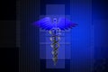 MEDICAL CADUCEUS SIGN