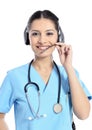 Medical call center Royalty Free Stock Photo