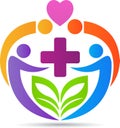Medical care logo Royalty Free Stock Photo