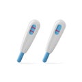 medical cartoon concept adult female pregnancy test check tool 3d illustration rendering 3d icon isolated