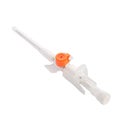 Medical catheter for intravenous infusion, modified. Isolate on a white background