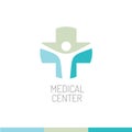 Medical center logo template