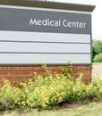 Medical Center Sign Royalty Free Stock Photo