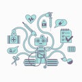 Medical chatbot concept