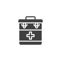 Medical chest vector icon Royalty Free Stock Photo