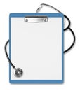 Medical Clipboard Stethoscope Royalty Free Stock Photo