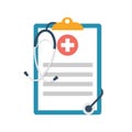 Medical clipboard vector