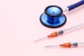 Medical composition, syringe, stethoscope, drug