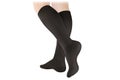 Medical Compression Stockings for varicose veins and venouse therapy. Compression Hosiery. Sock for sports isolated