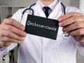 Medical concept meaning Onchocerciasis  with phrase on the sheet Royalty Free Stock Photo