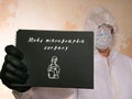 Medical concept about Mohs micrographic surgery with sign on the page Royalty Free Stock Photo