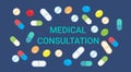 Medical Consultation Online Doctor Health Care Clinics Hospital Service Medicine Banner Royalty Free Stock Photo