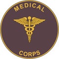 Medical Corps emblem. US Army