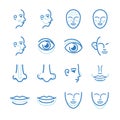 Medical: Cosmetic surgery icons set