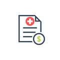 Medical cost icon