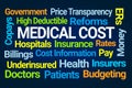 Medical Cost Word Cloud