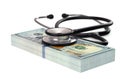 Medical costs, financial concept.