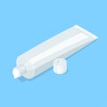 Medical cream gel tube.