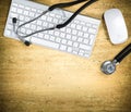Medical desktop Royalty Free Stock Photo