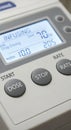 Medical device control panel closeup Royalty Free Stock Photo
