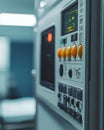 Advanced Medical Equipment Control Panel with. Royalty Free Stock Photo