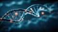 Medical DNA testing utilizing sophisticated bioinformatics and automation systems Royalty Free Stock Photo