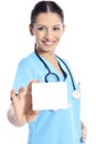 Medical Doctor business card sign Royalty Free Stock Photo