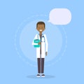 Medical Doctor Clinics Hospital Male Medicine Worker Online Consultation Concept