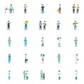 Medical Doctors Flat Vector Characters