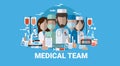 Medical Doctors Team Clinic Or Hospital Workers Royalty Free Stock Photo