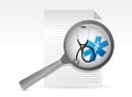 Medical document with a Stethoscope Royalty Free Stock Photo