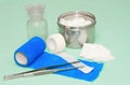 Medical dressing wound Kit Royalty Free Stock Photo