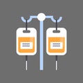 Medical Dropper Icon Hospital Treatment Concept