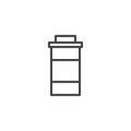 Medical drug outline icon