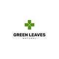 Medical eco logo icon design Royalty Free Stock Photo