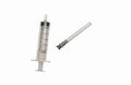 Medical empty syringe isolated, for cosmetology and medicine, used for drugs