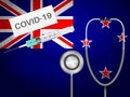 Medical equepment on New Zealand flag