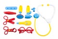 Medical equipment tool set toys Royalty Free Stock Photo