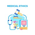 Medical Ethics Professional Vector Concept Color