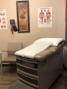 Medical exam room in a doctors office.