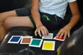 A medical examination by a psychologist. Guessing the color of the card. A child with unique abilities.