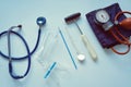 Medical examination tools Royalty Free Stock Photo