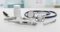 Medical Examination Tools Still Life Royalty Free Stock Photo