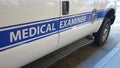 Medical Examiner Van Royalty Free Stock Photo