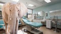 Medical Examining Room at a Hospital with an Elephant in the Room Royalty Free Stock Photo