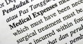 Medical expenses Royalty Free Stock Photo