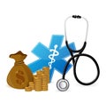 Medical expenses concept Royalty Free Stock Photo