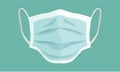 Medical face mask. Set of masks for the doctor or nurse. Royalty Free Stock Photo