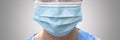 Medical face mask for covid-19, coronavirus, virus infection prevention and hygience safety protection for doctor surgical surgeon